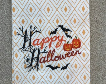 Halloween Classic Embroidered Towel