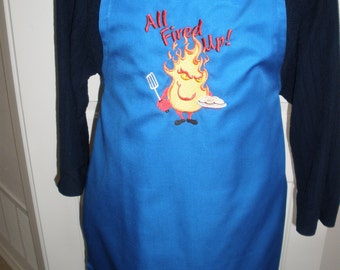 All Fired Up Barbeque Bib Apron