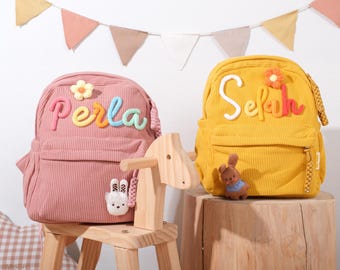 Toddler First Backpack: Personalized Name Preschool Bag - Adorable Gift for Little School Goers