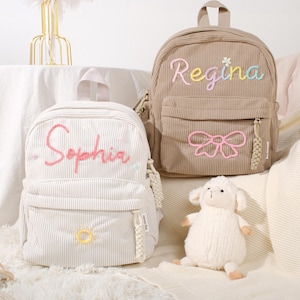 Personalized Preschooler Backpack: Custom Name Bag for Toddlers - Perfect School Gift Idea for Boys & Girls