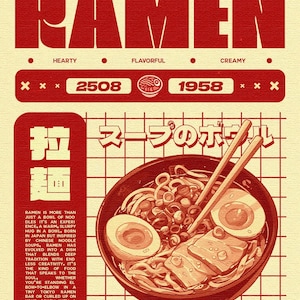 Ramen poster - original size 1350 x 1080