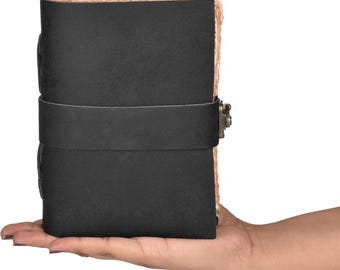 Handmade Rustic Leather Journal, Vintage Diary Notebook, Sketching Writing Notes