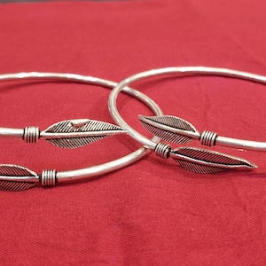 Silver Upper Arm Cuff, Leaf Arm Band Made of Silver, Christmas Gifts