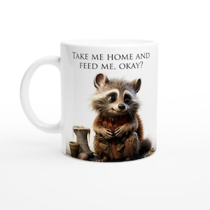 Cute Raccoon Mug – Funny Gift for Raccoon Lovers