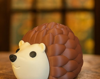 Cute hedgehog money box – children's money box gift idea, autumn decoration, animal money box, original gift for animal lovers, 3D printed