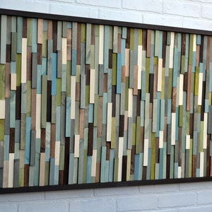 Reclaimed wood Headboard Full Headboard or customize a queen headboard 24x56 image 3