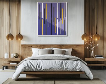Wood Wall Art For Above The Bed Wood Slat Wall Panel For Bedroom Decor Mid Century Modern Art For Over The Bed Minimalist Art