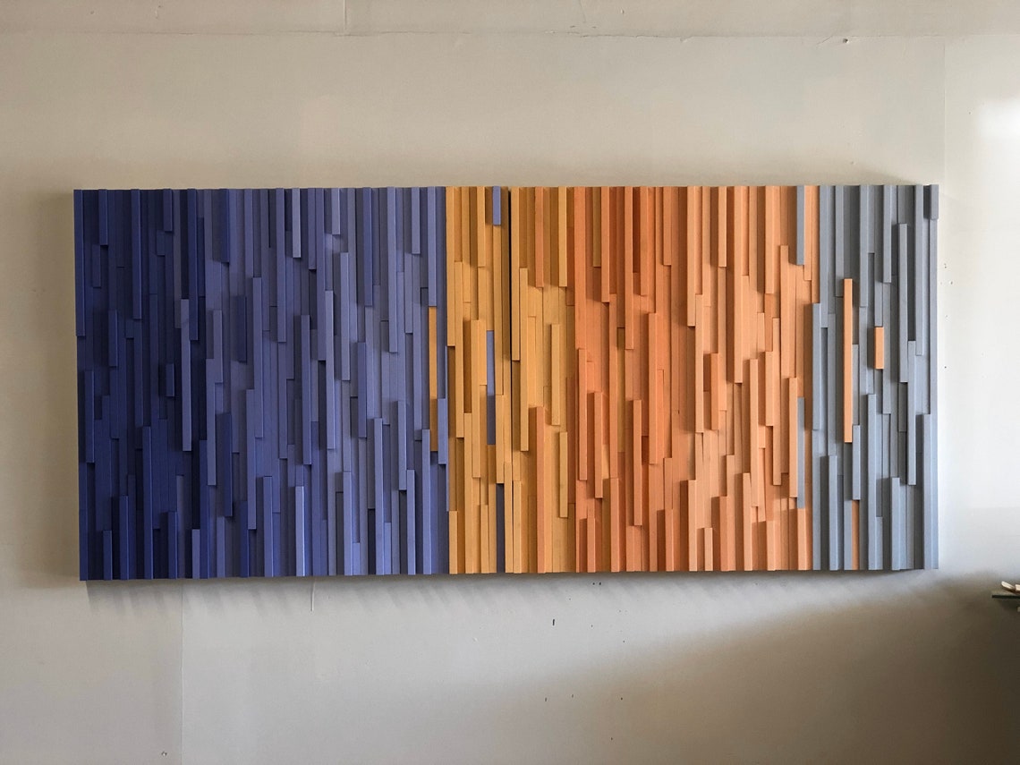 Wood Wall Art Extra Large Wall Art Wood Sculpture Modern Etsy