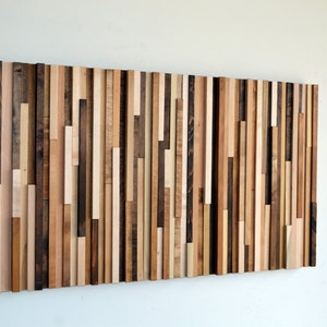 Wood Wall Art, Commission Art Wood Slat Wall Panel, Wood Wall Panels, Wood Slat Wall, Wood Panel Wall, 3d Wood Wall Art, Geometric Wood Art