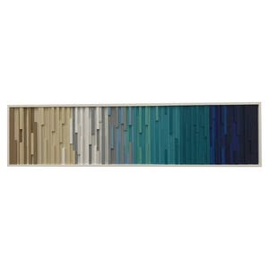 Coastal Wall Art, Beach Wall Decor, Ocean Art, Beach House Color Palette, Large Wall Art, 3D Wood Wall Art, Narrow Wall Art Bild 6