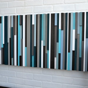 Wood Wall Art, Commission Art Wood Slat Wall Panel, Wood Wall Panels, Wood Slat Wall, Wood Panel Wall, 3d Wood Wall Art, Geometric Wood Art