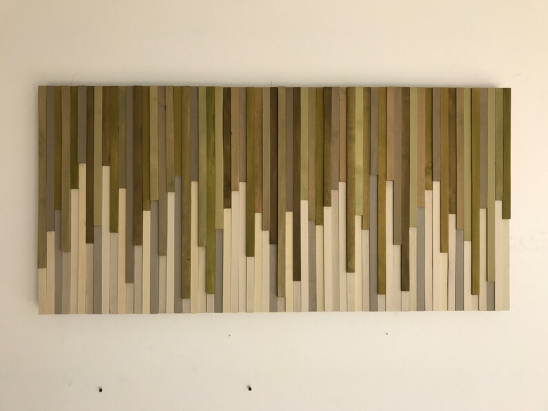 Wood Wall Art Wood Slat Wall Panel, Wood Wall Panels, Wood Slat Wall, Wood Panel Wall, 3d Wood Wall Art, Narrow Wall Art, Narrow Wall Art image 3