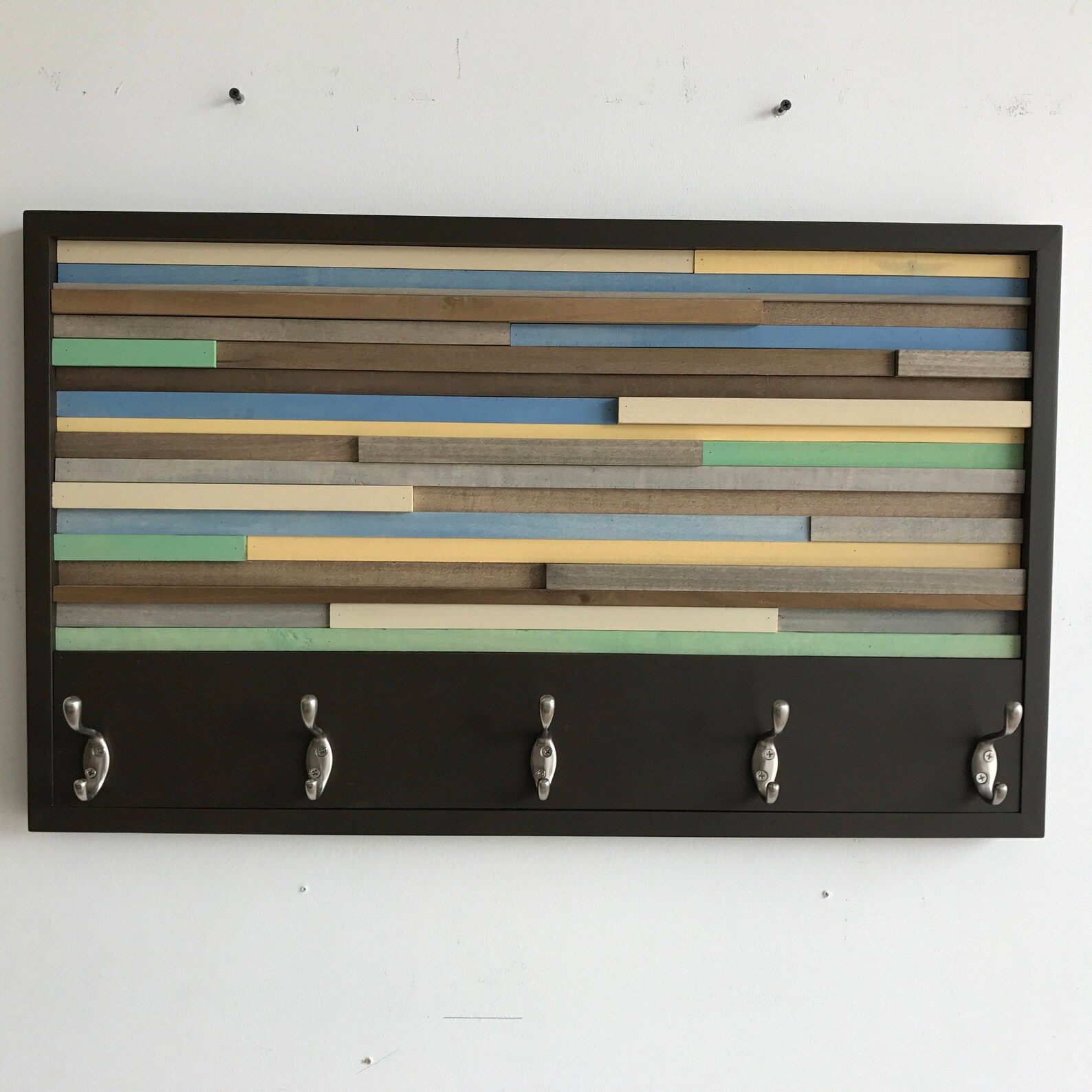 Colorful Wall Rack Coat Rack Wall Mount Colorful Wall Decor Living Room Decor - Etsy