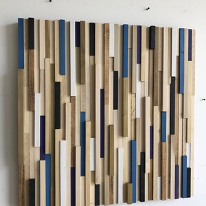 Wood Wall Art Wood Slat Wall Panel, Wood Wall Panels, Wood Slat Wall, Wood Panel Wall, 3d Wood Wall Art, Narrow Wall Art, Narrow Wall Art image 3