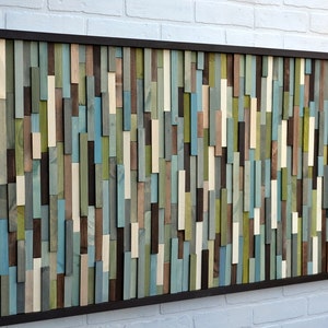 Reclaimed wood Headboard Full Headboard or customize a queen headboard 24x56 image 2