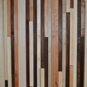 Wood Wall Art Wood Slat Wall Panel, Wood Wall Panels, Wood Slat Wall, Wood Panel Wall, 3d Wood Wall Art, Narrow Wall Art, Narrow Wall Art image 4