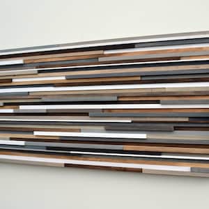 Custom Wood Headboard and Slat Wall Panels - Full, Queen, King & CalKing - Modern Home Decor, Anniversary Gift
