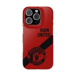 Manchester United Snap Case - Perfect for Fans, Sports, Gifts, Phone Protection, Team Spirit