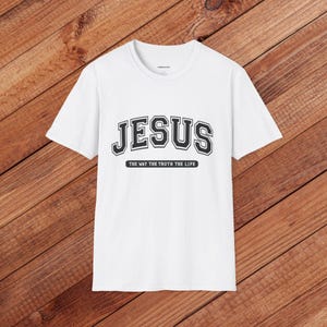 Jesus T-Shirt Vintage Christian Tee for Men Women, Retro Faith Graphic Tee, Easter Spiritual Top, Religious Gift for Him Her