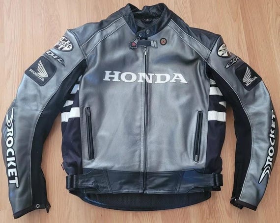 Honda Repsol Racing Motorcycle Jacket Premium Cowhide Leather