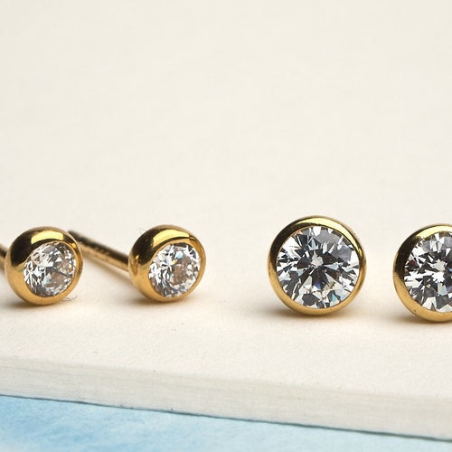 Pendientes Chapa Circular Plata/Oro, Fabricados En Plata 1ª Ley