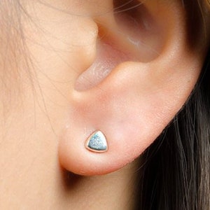 Dainty Triangle Stud Earrings | Geometric Earrings | Stud Earrings | Triangle Earrings | Triangle Stud Earrings