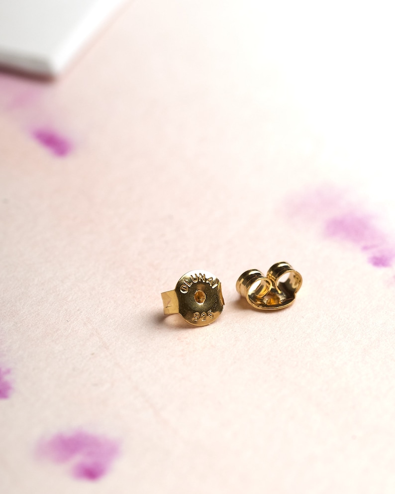 Bar Cartilage Earrings Studs - Geometrical Piercing - Second Hole Earrings - Minimalist Jewelry