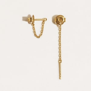 Helix Earring Sterling Silver - Small Gold Hoop - CHE002