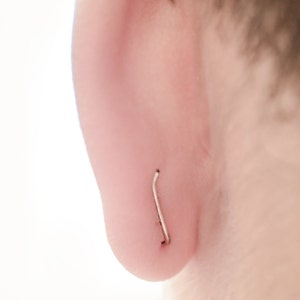 Falling Star Ear Crawlers Gold Ear Climbers- Perfect Gif for Her