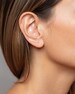 Simple Ear Climbers Gold Ear Crawler Earring - Minimalist Jewelry - Handmade Earrings - ECF002 