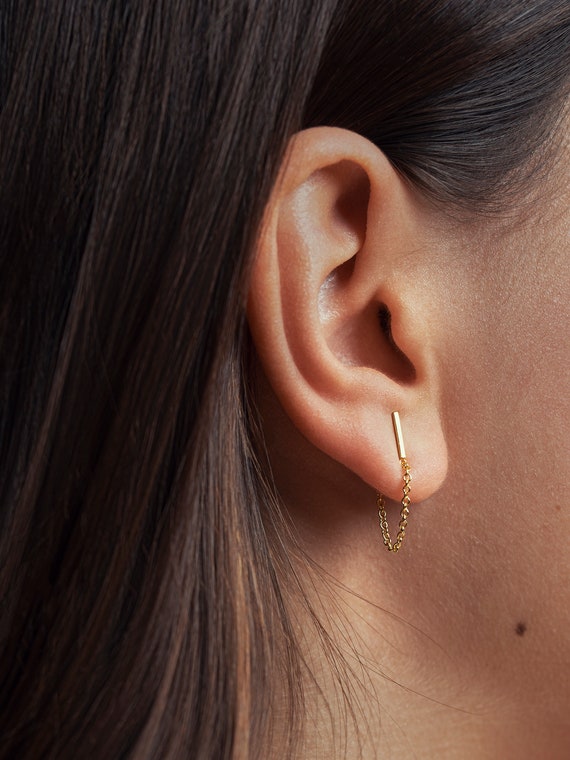 Party gold plated Minimal Jewelry Unique Earrings In 925 Sterling Silver at  Rs 1555/pair in Jaipur