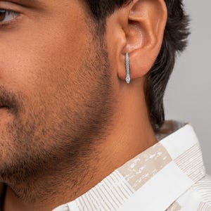Snake Stud Suspender Earrings in Silver and Gold Plated Finishes-STD121