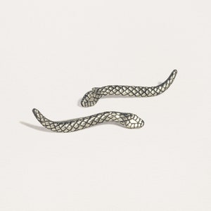 Snake Ear Cuff Earrings- Animal Earrings - Edgy Streetwear Jewelry
