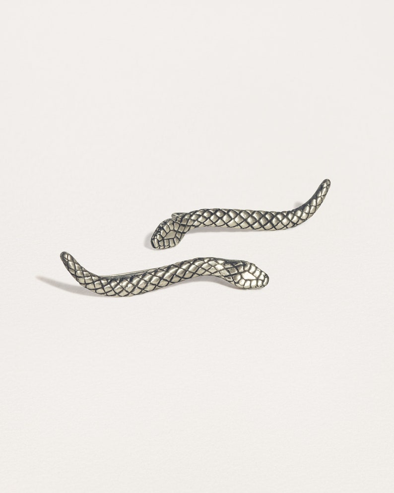 Snake Ear Cuff Earrings- Animal Earrings - Edgy Streetwear Jewelry