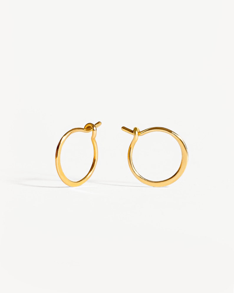 Gold Hoop Earrings · Silver Huggie Hoop Earrings · Small 14K Gold-Filled Cartilage Hoop Earrings