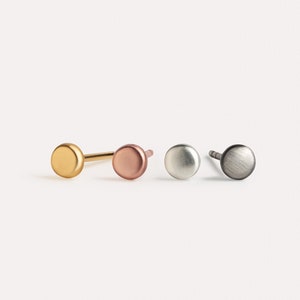 Dainty Stud Earring - Second Hole Gold Earrings - Tragus Stud -  STD064