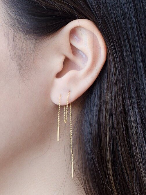 Pendientes Colgantes Largos De Corea Del Sur Pendientes De Pendientes Colgantes Largos De Corea Del Sur Pendientes De