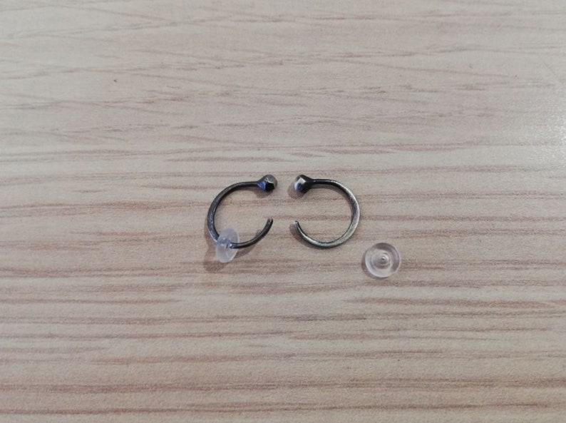 Rubber Backs - Replacement Earring Backs - Replacement Parts Silver Earring Back