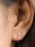 14K Gold-Filled Minimalist Hoop Earrings · Silver Huggie Hoops · Tiny Cartilage Earrings · Small Gold Hoops for Everyday Wear· EAR001