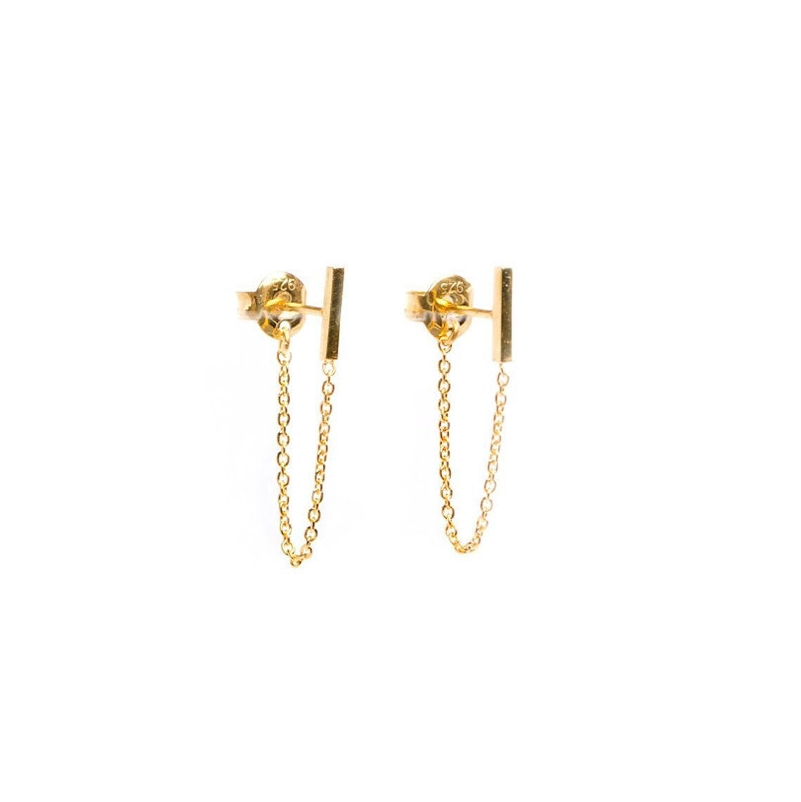 18k Gold Chain Tassel Earrings, Long Earrings for Women Dangling, Boho  Statement Chandelier Earrings - Amazon.com