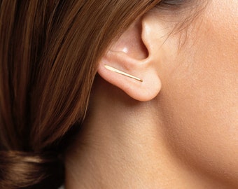 Orecchini a clip placcati in argento o oro – Design di alta gioielleria - ECF002