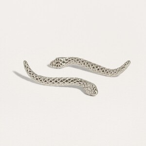 Snake Ear Cuff Earrings- Animal Earrings - Edgy Streetwear Jewelry