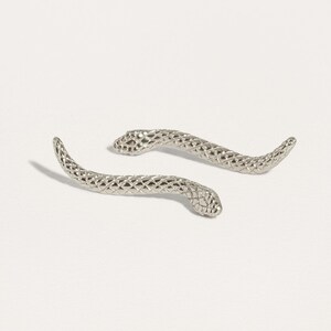 Snake Ear Cuff Earrings- Animal Earrings - Edgy Streetwear Jewelry