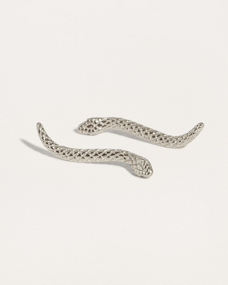 Snake Ear Cuff Earrings- Animal Earrings - Edgy Streetwear Jewelry