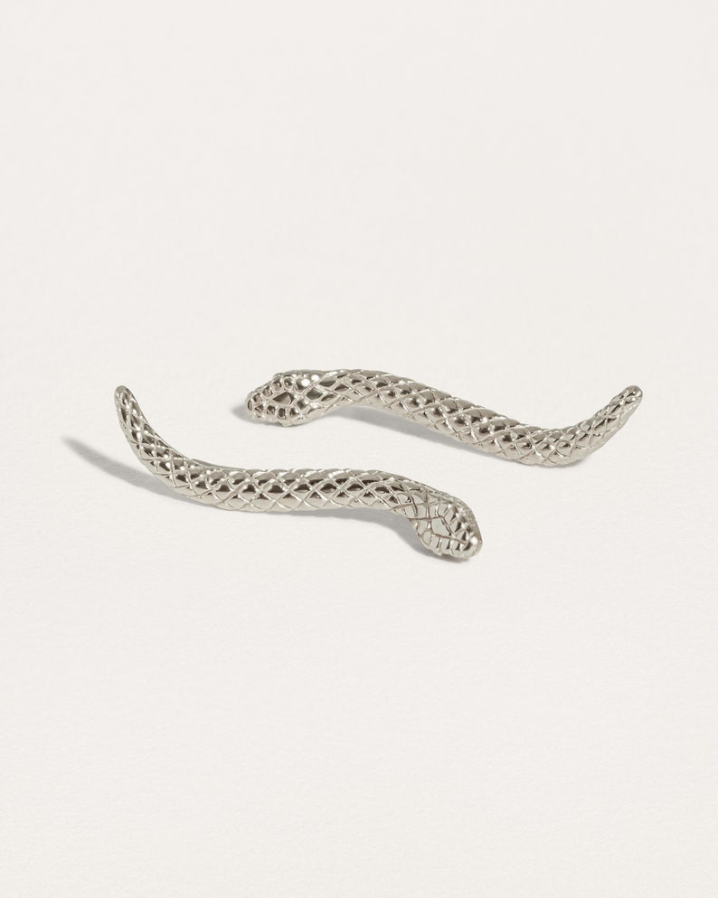 Snake Ear Cuff Earrings- Animal Earrings - Edgy Streetwear Jewelry
