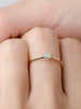 Opal Ring - Bridesmaid Gift - Tiny Gemstone Ring - Minimalist Ring - Stacking Ring - Birthstone Ring - Thin Gold Ring - RNG040P03