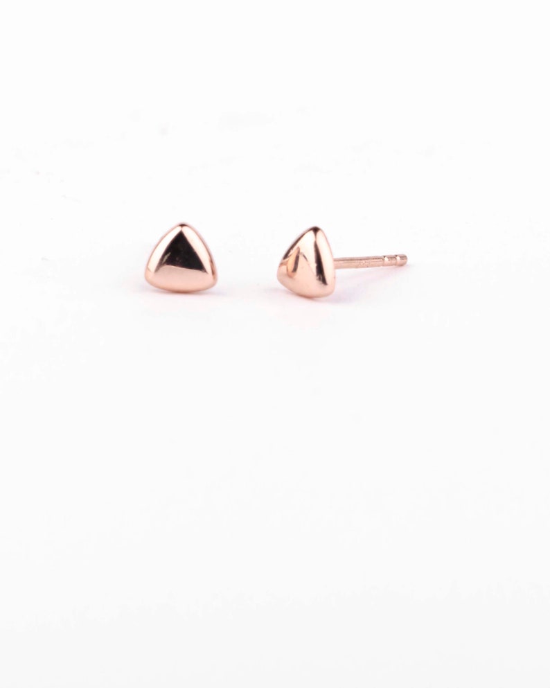 Dainty Triangle Stud Earrings | Geometric Earrings | Stud Earrings | Triangle Earrings | Triangle Stud Earrings