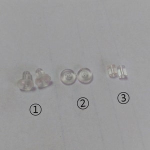 Rubber Backs - Replacement Earring Backs - Replacement Parts Silver Earring Back