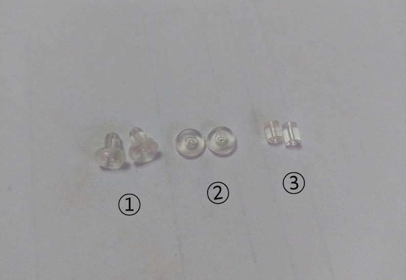 Rubber Backs - Replacement Earring Backs - Replacement Parts Silver Earring Back