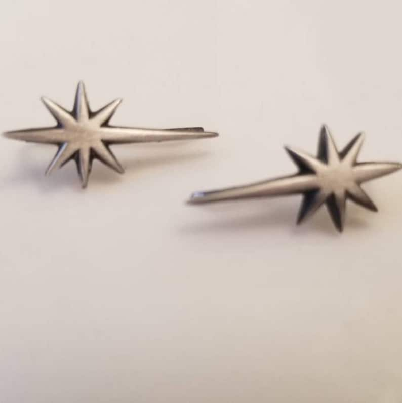 Falling Star Ear Crawlers Gold Ear Climbers- Perfect Gif for Her